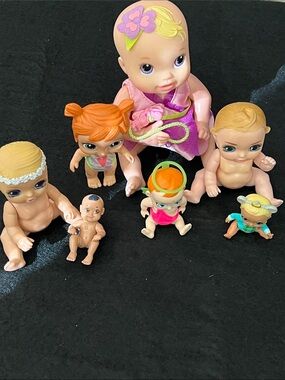Mini Baby Doll Collector Lot of 7 Vintage & Modern